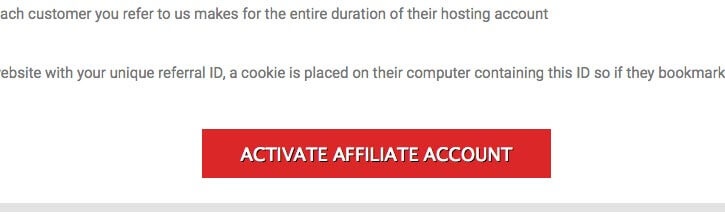 affiliate program activate